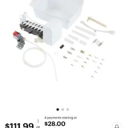 New Whirlpool Refrigerator Ice Maker Assembly Model # W11729596