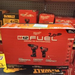 MILWAUKEE M12 FUEL 2-TOOL COMBO KIT