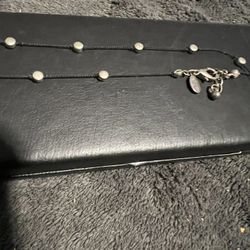 Real Pearls Matching Bracelet. Sits Lightly Below Neck