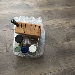 Knife And Spice Rack