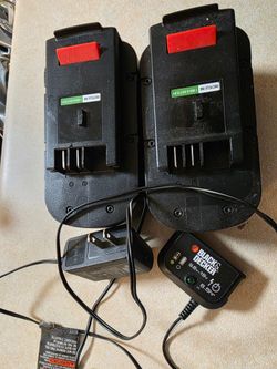Black & Decker 18v batteries
