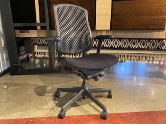 HERMAN MILLER Celle Task Chair with Black Fabric Seat