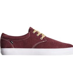 Winslow Globe Tennis Shoes Burgundy/Chambray