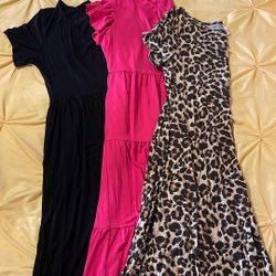 3 Women’s Cotton Dresses