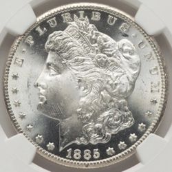 1885-CC Morgan Silver Dollar Key Date
