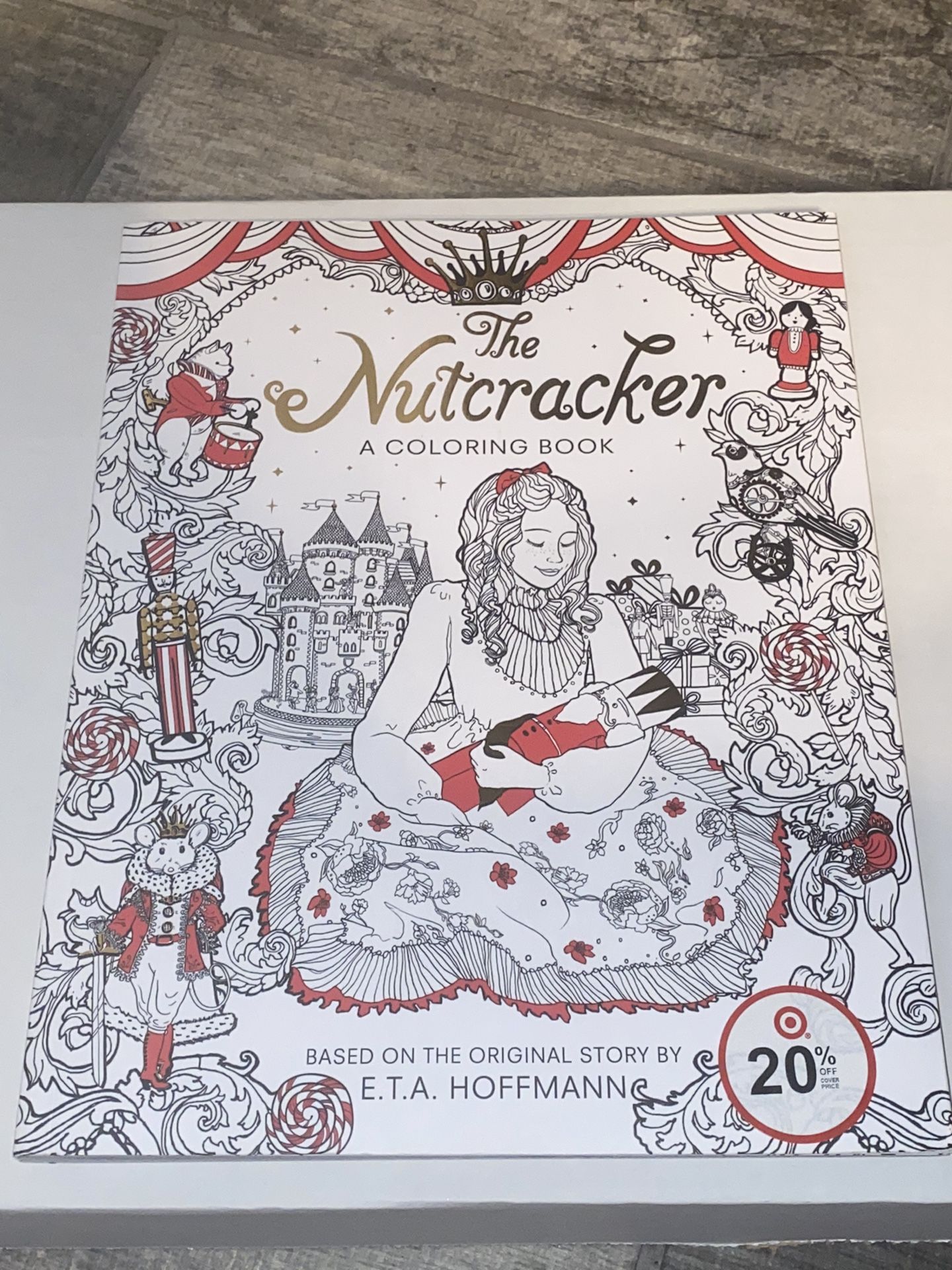 The nutcracker coloring book, $6