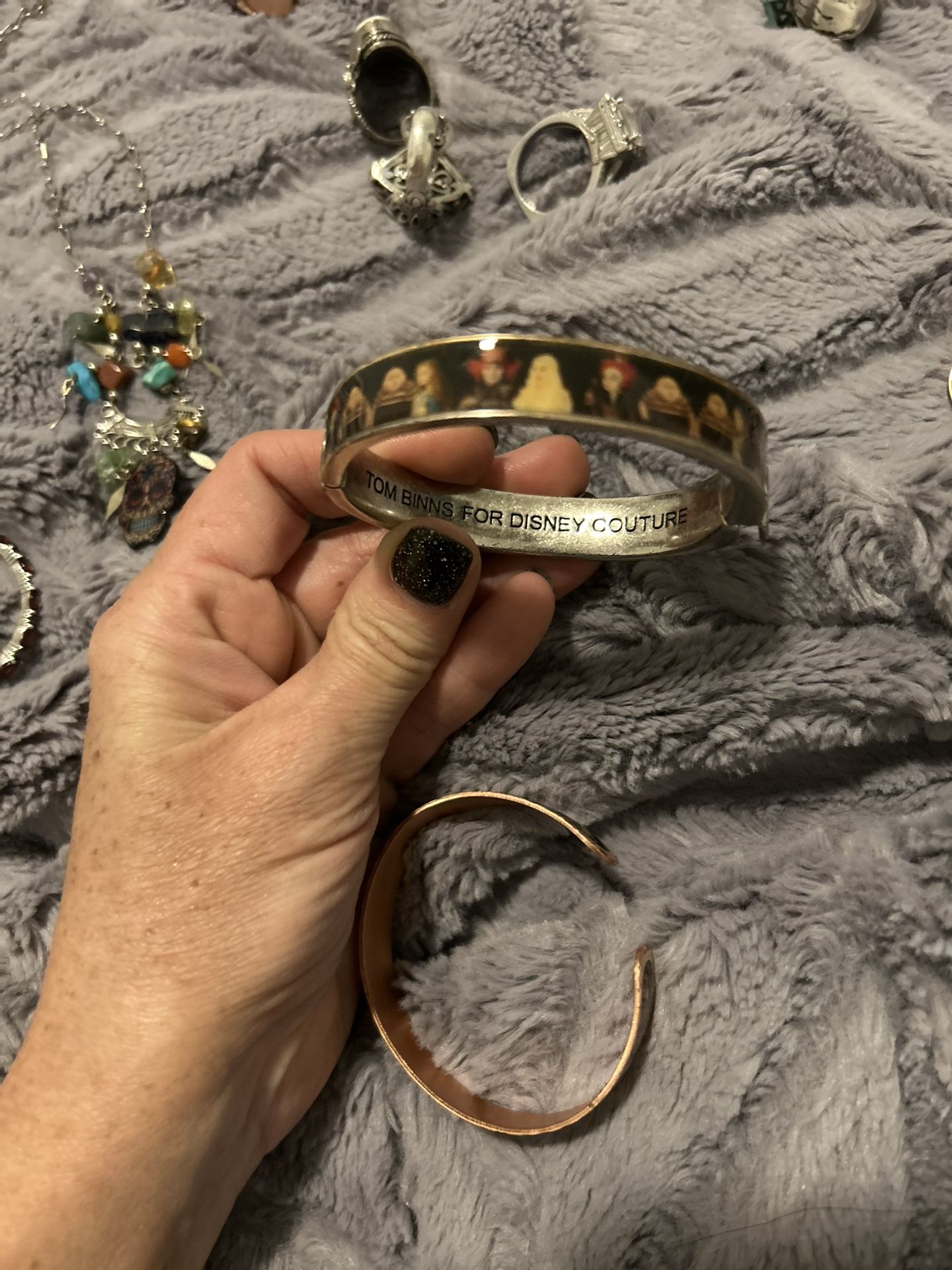 Alice In wonderland Silver Bracelet