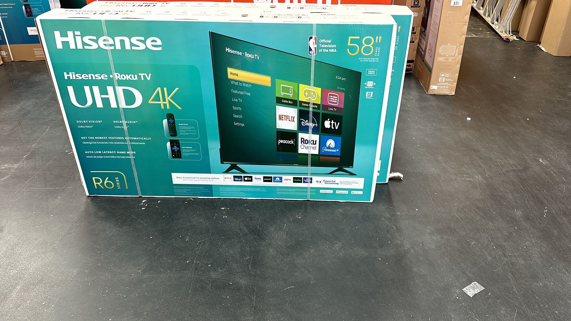58”HISENSE ROKU SMART TV