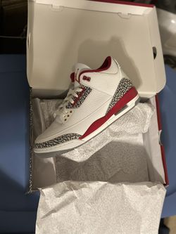 Jordan 3 Cardinal Red Size 10.5