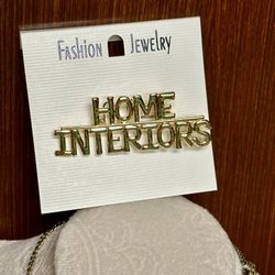 Fashions jewelry Home Interiors Brooch pin for realtors and home designers