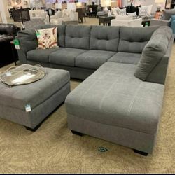 2 Pieces Sectional Same Day Delivery (Ottoman Not Included)