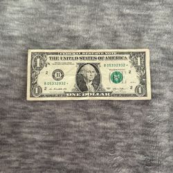$1 2013 Duplicate Star Note FW