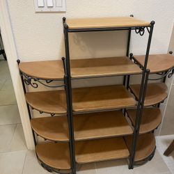 Longaberger Shelf Unit With Solid Wood Tips