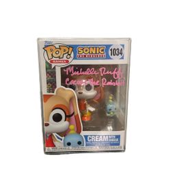 Funko Pop! Sonic The Hedgehog: Cream And Cheese Signed (Michelle Ruff) #1034 JSA