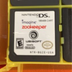 Nintendo DS Imagine Zookeeper