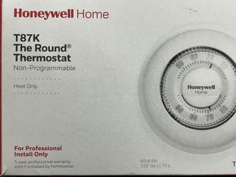 Honeywell Round Thermostat for Heating only 