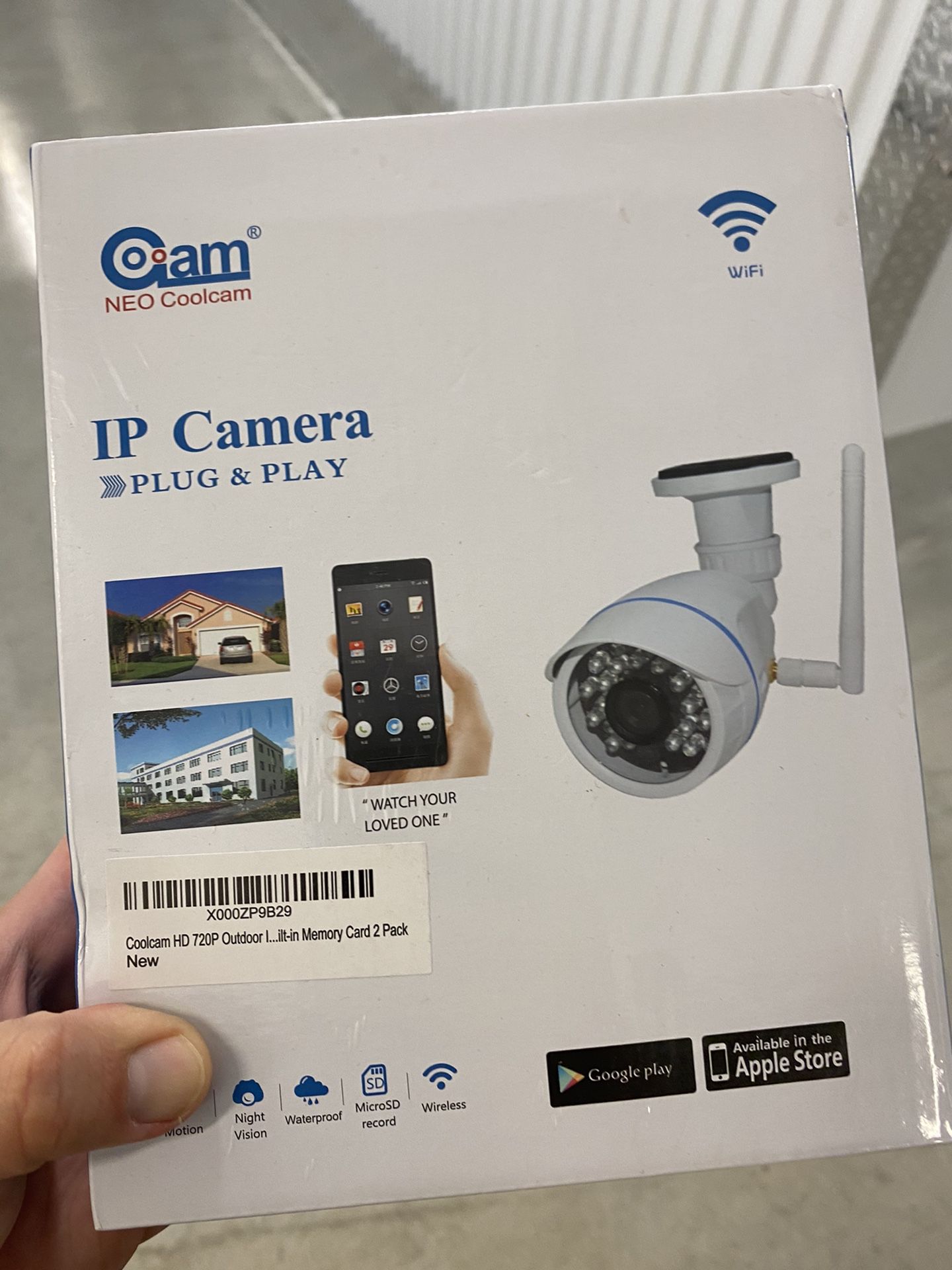 Plug And Play HD 720 Outdoor IP Camera