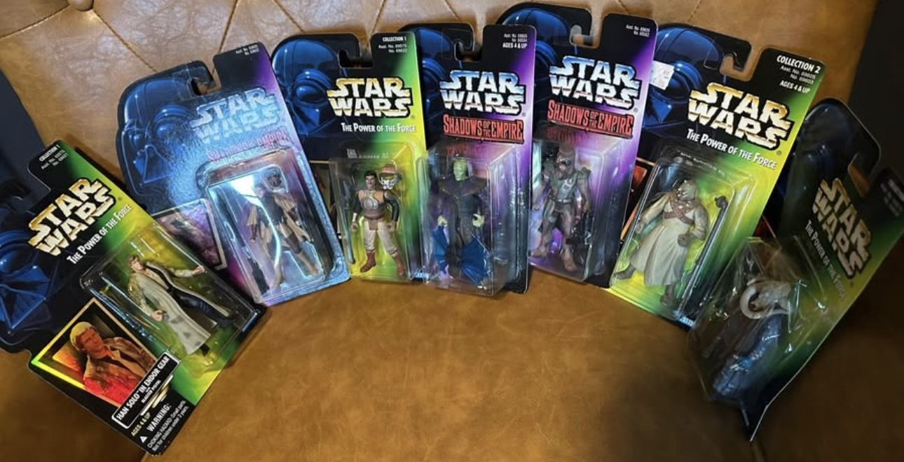New Lot of vintage Star Wars action figure collectibles