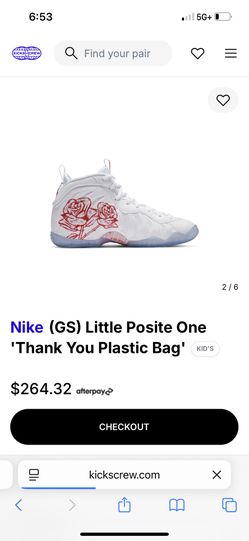 Nike Shoes (GS)Little Posite One “Thank You Plastic Bag “