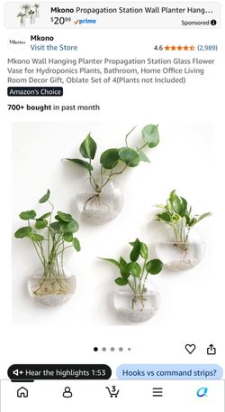 Wall hanging planter