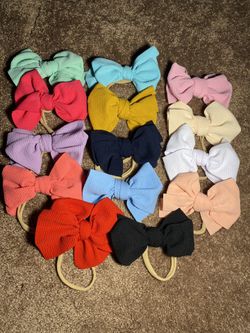 4” Knotted Headband Bows