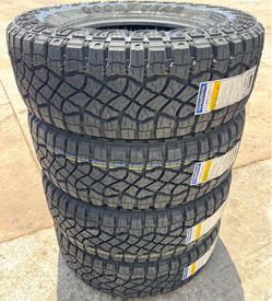 4 NEW GOODYEAR LT 285/70/17 MUD TERRAIN TIRES $850 CASH TOTAL‼️ FREE INSTALL‼️
