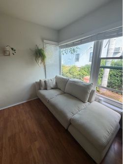 Feathers Side Sofa + Ottoman