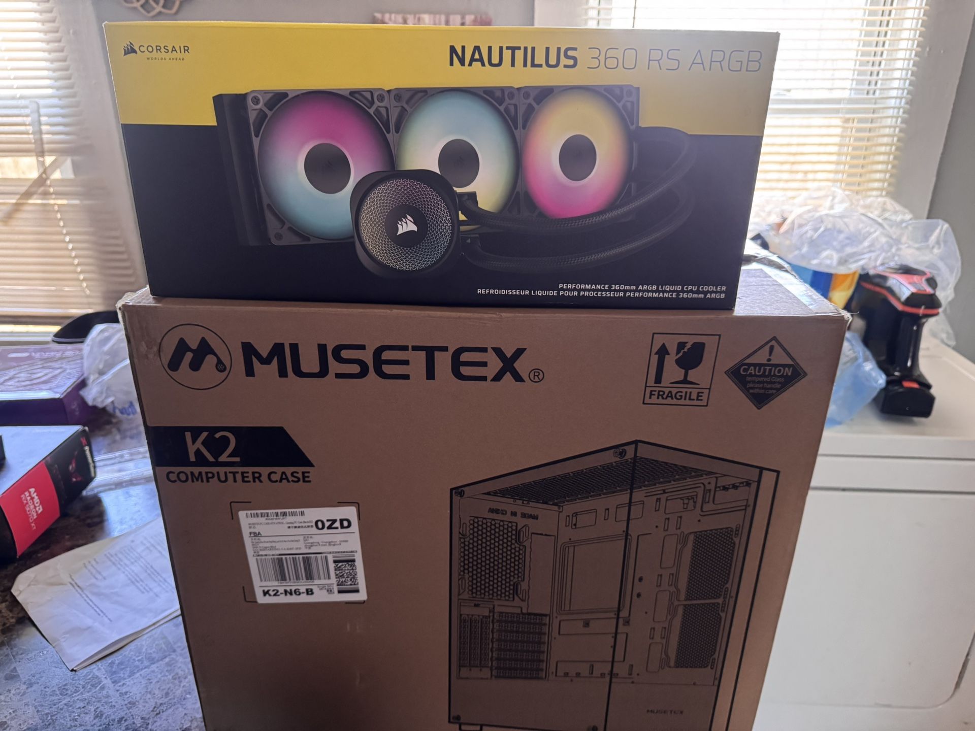 Computer cooler Aio And Computer gaming Case