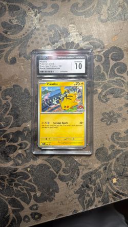 POKEMON CGC 10 Pikachu 🔥✅ (black Star Promos 190)
