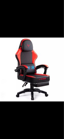 NEW IN BOX – BOSSIN Big & Tall Gaming Chair w/ Footrest & Massage Lumbar Support