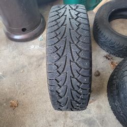 tire with nails for vw jetta