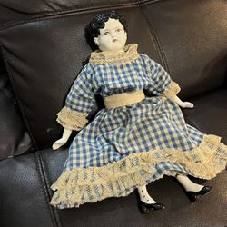 Antique Late 1800’s “Hazel” Porcelain Doll 