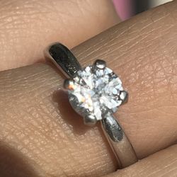 14k White Gold 1.3ct Best Quality Diamond 