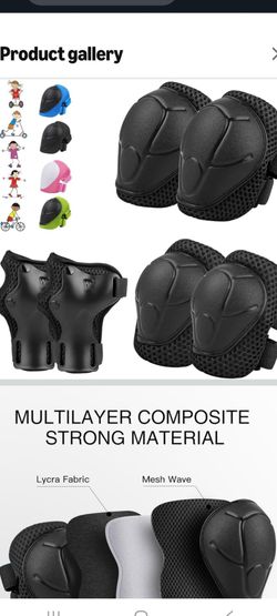 WayEee 6PCS Kids Protective Gear Set