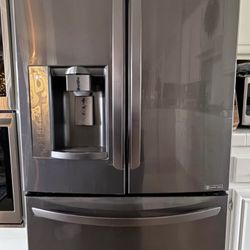 LG LMXS27626D/01 Black Stainless Steel Refrigerator
