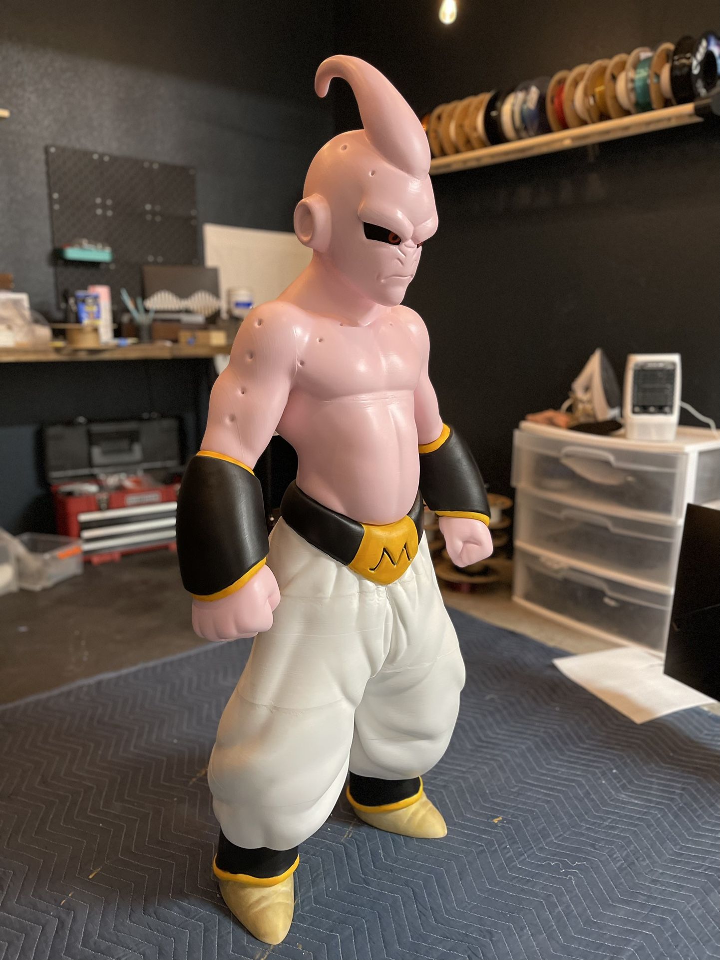 4ft Kid Buu 3D Printed