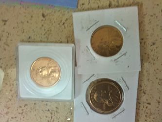 3 Sacagawea coins