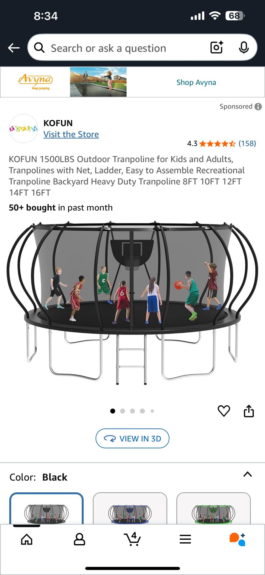 14ft Trampoline