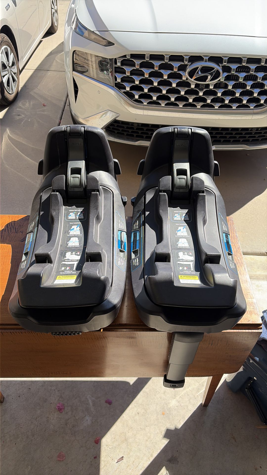 Nuna pipa car seat and two bases