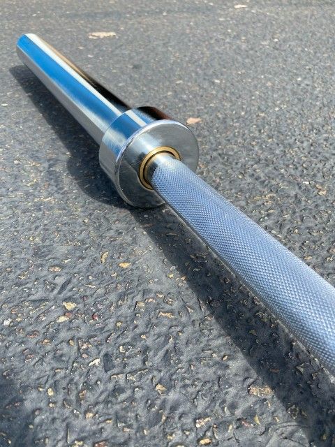 NEW 45lb Barbell for Olympic Weights 7ft x 800lb capacity for bench press deadlift squats hip thrust etc
