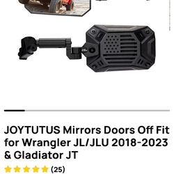 Joytutus Mirrors For A Wrangler JL/JLU!