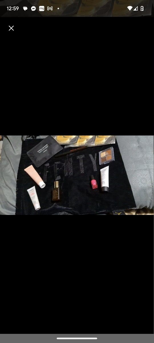 FENTY dustbag With Beauty Products