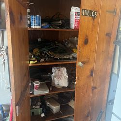 Wooden Tool Storage 
