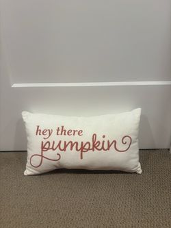 Pumpkin Fall Throw Pillow