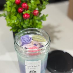 Handmade scented candles