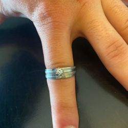 14K Wedding Ring Set
