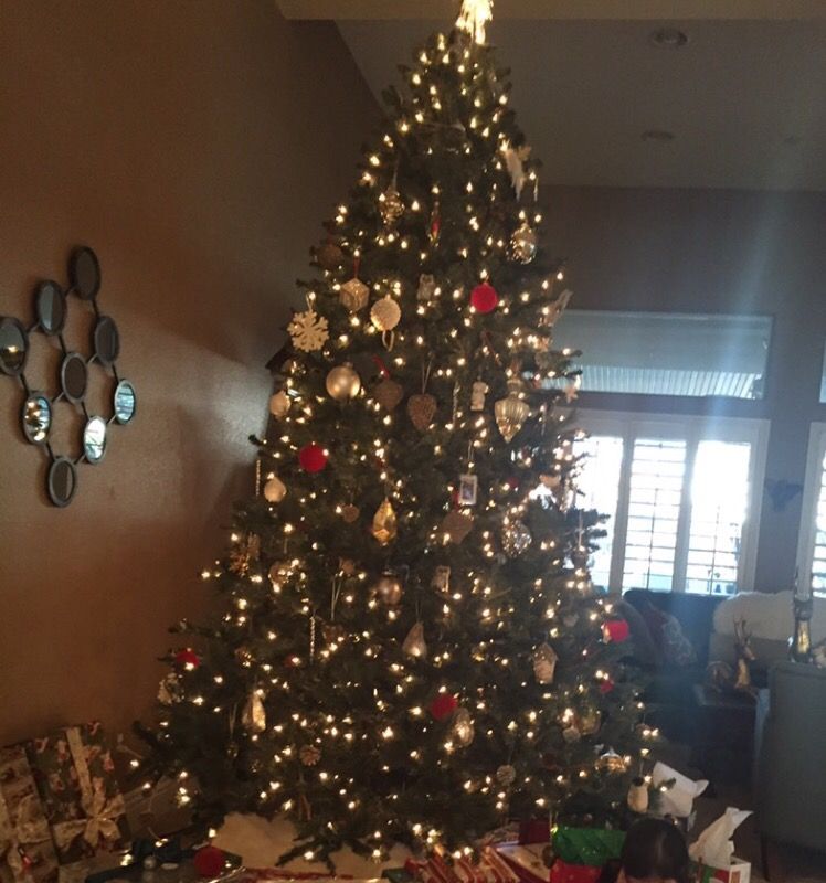 10ft Pre lit Christmas tree- Ralph Jones Display