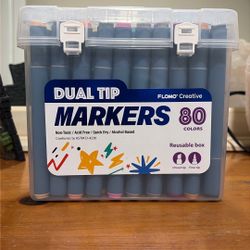 80 Dual Tip Markers