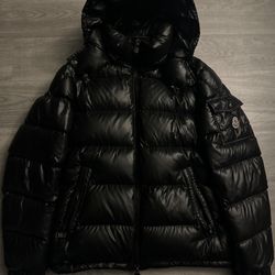 Black Moncler down jacket 