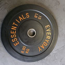 Pair Of 15lbs Olympic Plates